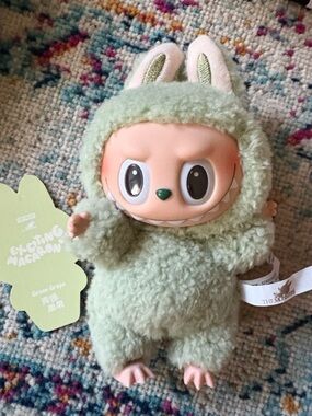 Pop Mart Laubu  The Monsters Green Grape Macaron – Authentic Figure (No Box/Bag)
